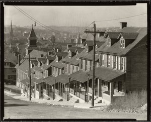Kahden perheen talot Bethlehem, Pennsylvania tekijältä Walker Evans