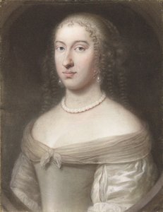 Muotokuva Maria Teresasta Espanjasta 1638-1683, Ranskan ja Navarran kuningatar puolisosta, 1660.