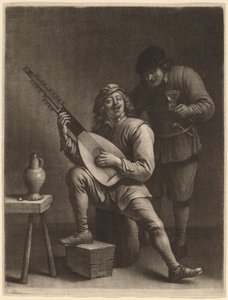 El llaüt i el bevedor finlandès tekijältä Wallerant Vaillant after David Teniers the Younger