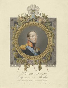 Keisari Aleksanteri I:n muotokuva 1777-1825, 1825 tekijältä Walraad Nieuwhoff