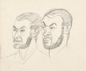 Estudi de dos retrats finès tekijältä Walter Barwig