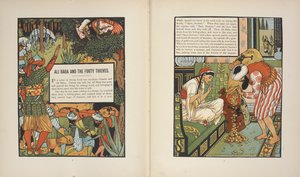 Ali Baba ja neljäkymmentä varasta. tekijältä Walter Crane