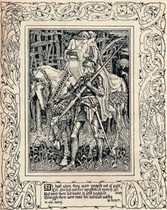 Faerie Queene, c1900 tekijältä Walter Crane