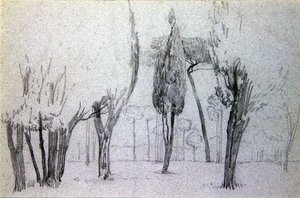 Viisi piirustusta (kynä paperille) (katso myös 351097 ja 351098) tekijältä Walter Crane