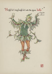 Kukkia Shakespearen puutarhasta tekijältä Walter Crane