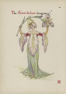 Kukkia Shakespearen puutarhasta tekijältä Walter Crane