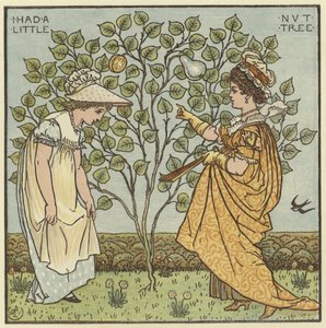 Minulla oli pieni pähkinäpuu tekijältä Walter Crane
