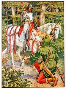 Lyttel John ja Kirjahte tekijältä Walter Crane