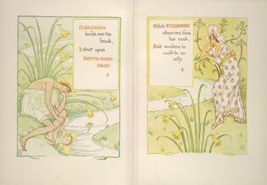 Narsissi ja silmänympärys tekijältä Walter Crane