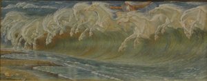 Neptunuksen hevoset tekijältä Walter Crane