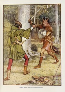 Robin Hood ja Guy of Gisborne tekijältä Walter Crane