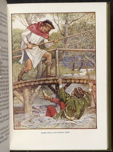 Robin Hood e o Pequeno Johnfinnish tekijältä Walter Crane