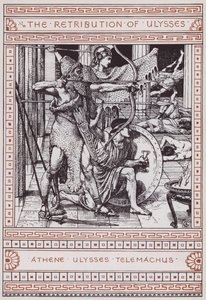 Ulysseksen kosto (kaiverrus) tekijältä Walter Crane