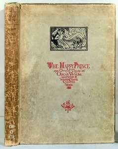 Oscar Wilden Onnellinen prinssi ja muita tarinoita otsikkosivu, 1888 tekijältä Walter Crane