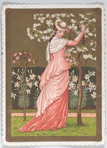 Ystävänpäiväkortti tekijältä Walter Crane