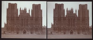 Wellsin katedraali, Cathedral Green, Wells, Mendip, Somerset, 1913.