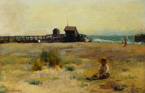 Poika rannalla, 1884