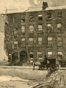 Daniel OConnellin talo Merrion Squarella, Dublinissa, Irlannissa, vuodelta 1890.