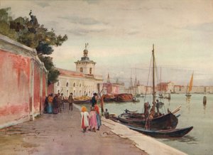 La Dogana, Venetsia, 1900 1913 tekijältä Walter Frederick Roofe Tyndale