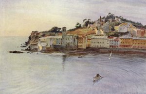 Peninsula, Sestri Levante (väri litho) tekijältä Walter Frederick Roofe Tyndale