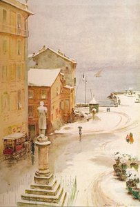 Piazza Mazzini, S. Margherita, 1910, 1912 tekijältä Walter Frederick Roofe Tyndale