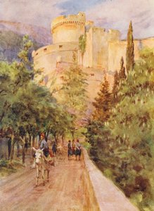 Minceta-torni, Ragusa (värilitro) tekijältä Walter Frederick Roofe Tyndale