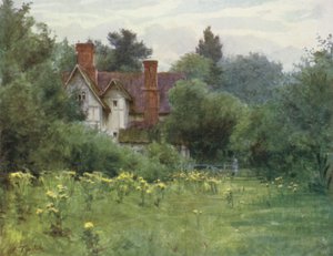 Uusi metsä: The Mill House, Brokenhurst (väri litho) tekijältä Walter Frederick Roofe Tyndale