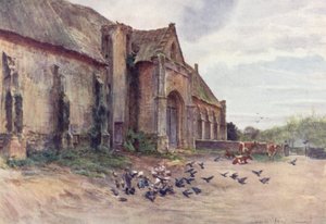 Wessex: Abbotsbury, lähellä Weymouthia (värilitro). tekijältä Walter Frederick Roofe Tyndale