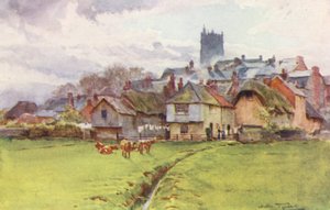 Wessex: Fordington, Dorchester (värilitro). tekijältä Walter Frederick Roofe Tyndale