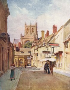 Wessex: Long Street, Sherborne (värilitro). tekijältä Walter Frederick Roofe Tyndale