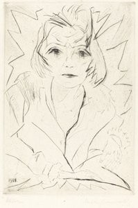 Neitotyttö, 1921. tekijältä Walter Gramatte