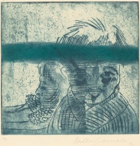 Couple Das Paar, 1922. tekijältä Walter Gramatte