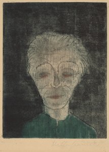 Väsyneen miehen omakuva, 1923.