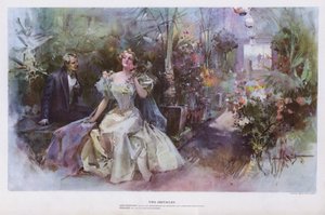 Kaksi estettä (väri litho) tekijältä Walter Granville-Smith