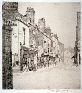 Duke Street, Chelsea, Lontoo, 1873 tekijältä Walter Greaves
