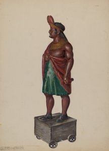 Sikarikauppa Intialainen, c. 1936. tekijältä Walter Hochstrasser