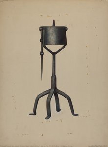 Öljylamppu, c. 1938. tekijältä Walter Hochstrasser