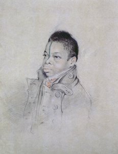 Portrait Study, c. 1840 (kynä ja liitu paperille)