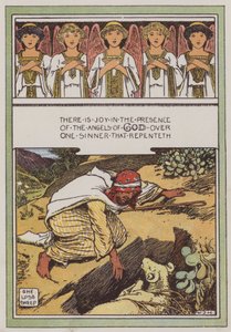 Kadonnut lammas (väri litho) tekijältä Walter Jenks Morgan