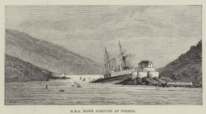 HMS Howe karille Ferrolissa tekijältä Walter Paget