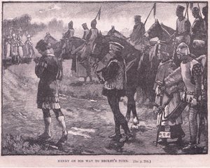 Henry matkalla Becketin haudalle 1174 jKr tekijältä Walter Paget