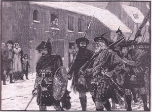 Ylämaalaisten vetäytyminen jKr. 1716 tekijältä Walter Paget