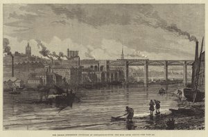 George Stephensonin satavuotisjuhla Newcastle-on-Tynessä, High Level Bridge
