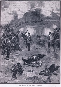 Hyökkäys Redaniin 1855 jKr tekijältä Walter Paget