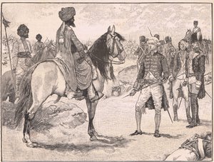 Baillien antautuminen Hyder Ali AD1780:lle tekijältä Walter Paget