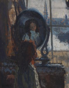 Tyttö lasissa, pieni Rachel tekijältä Walter Richard Sickert