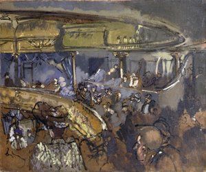 Eldorado, Pariisi (öljyä kankaalle) tekijältä Walter Richard Sickert