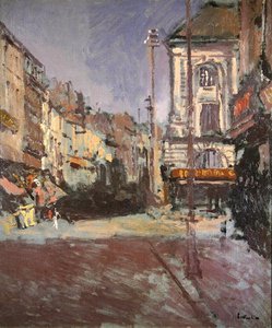 La Grande Rue, Dieppe (öljy kankaalle) tekijältä Walter Richard Sickert