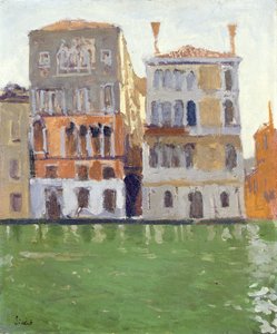 Eleonara Dusen palatsi (öljy kankaalle) tekijältä Walter Richard Sickert