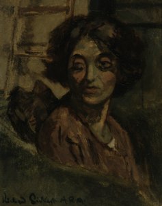 Naisen muotokuva - Therese Lessore, n. 1927 tekijältä Walter Richard Sickert